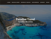 Tablet Screenshot of paradise-travel.com.pl